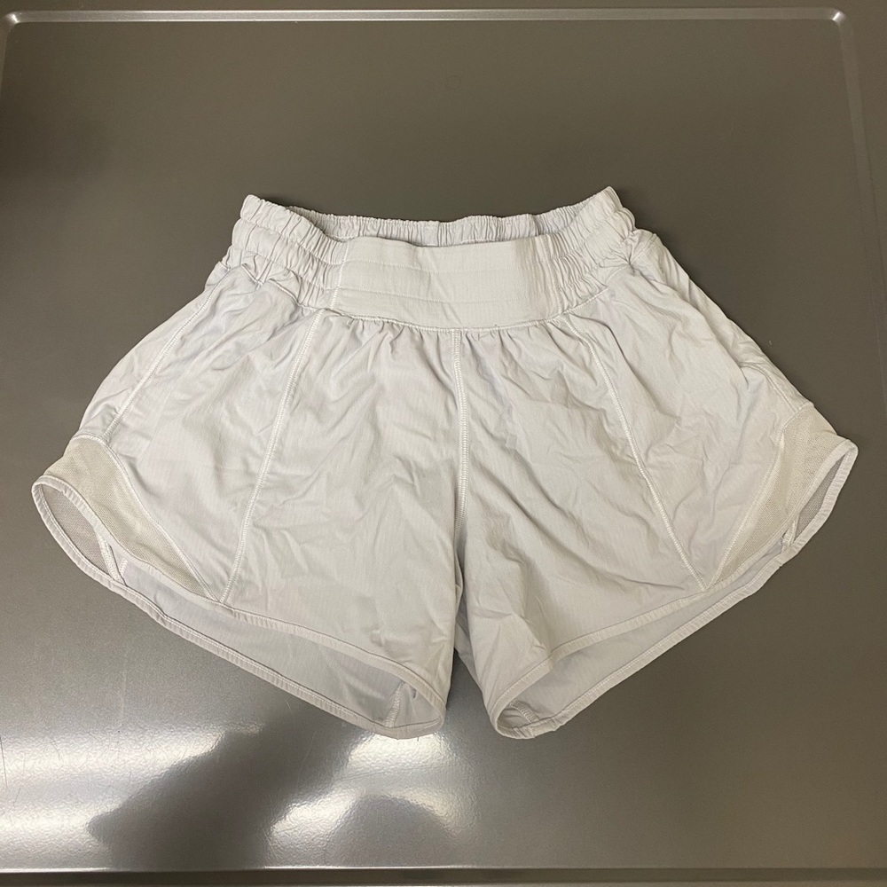 Lululemon Hotty Hot White Shorts
